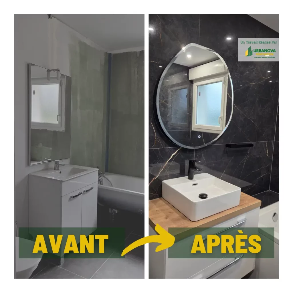 Rénovation de salle de bain – renovation Maison Genève avant après